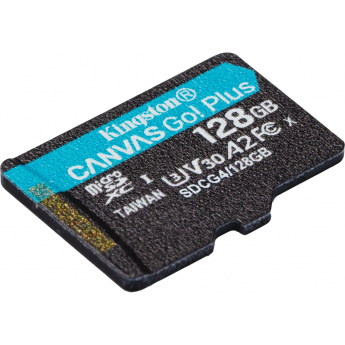 Карта памяти 128Gb MicroSD KINGSTON CANVAS GO! PLUS (SDCG4/128GBSP)