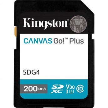 Карта памяти 256Gb MicroSD KINGSTON CANVAS GO! PLUS + SD адаптер (SDCG4/256GB)