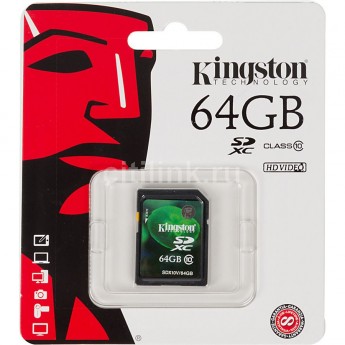 Карта памяти KINGSTON 64GB SDCX10V-64GB
