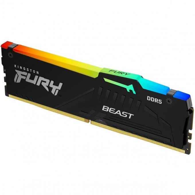 Оперативная память 32Gb DDR5 6400MHz KINGSTON FURY BEAST BLACK RGB () KF564C32BBA-32