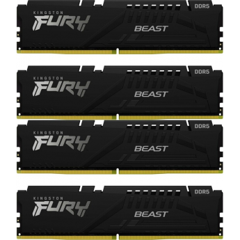 Оперативная память 64Gb DDR5 5200MHz KINGSTON FURY BEAST (KF552C40BBK4-64) (4x16Gb KIT)