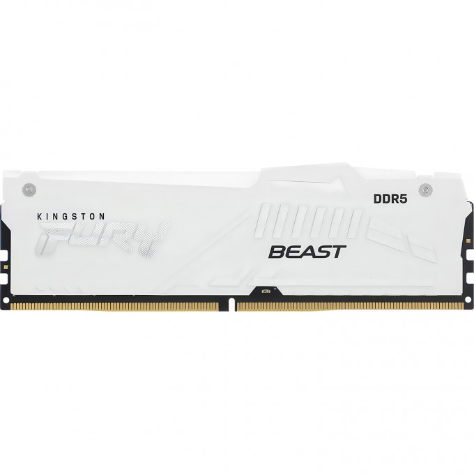 Память оперативная KINGSTON 32GB 6400MT/s DDR5 CL32 DIMM FURY Beast White RGB XMP KF564C32BWA-32