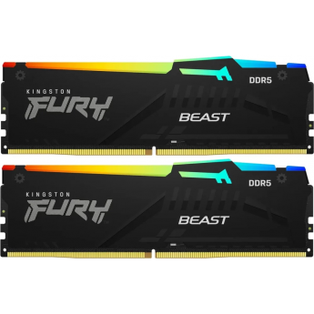 Память оперативная KINGSTON FURY BEAST RGB EXPO 16GB 6000MT/s DDR5 CL30 DIMM (Kit of 2)