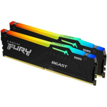 Память оперативная KINGSTON FURY BEAST RGB EXPO 32GB 6000MT/s DDR5 CL36 DIMM (Kit of 2)