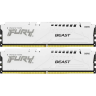 Память оперативная KINGSTON FURY BEAST WHITE EXP 32GB 5200MT/s DDR5 CL36 DIMM KF552C36BWEK2-32