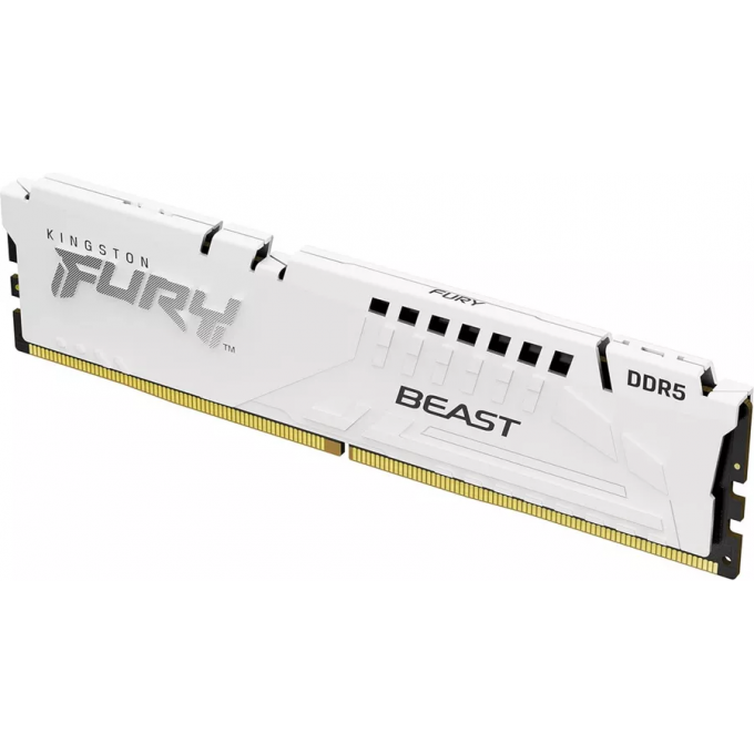 Память оперативная KINGSTON FURY BEAST WHITE XMP 32GB 5200MT/s DDR5 CL40 DIMM KF552C40BW-32