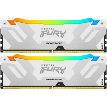 Память оперативная KINGSTON FURY RENEGADE RGB WHITE XMP 32GB 7200MT/s DDR5 CL38 DIMM