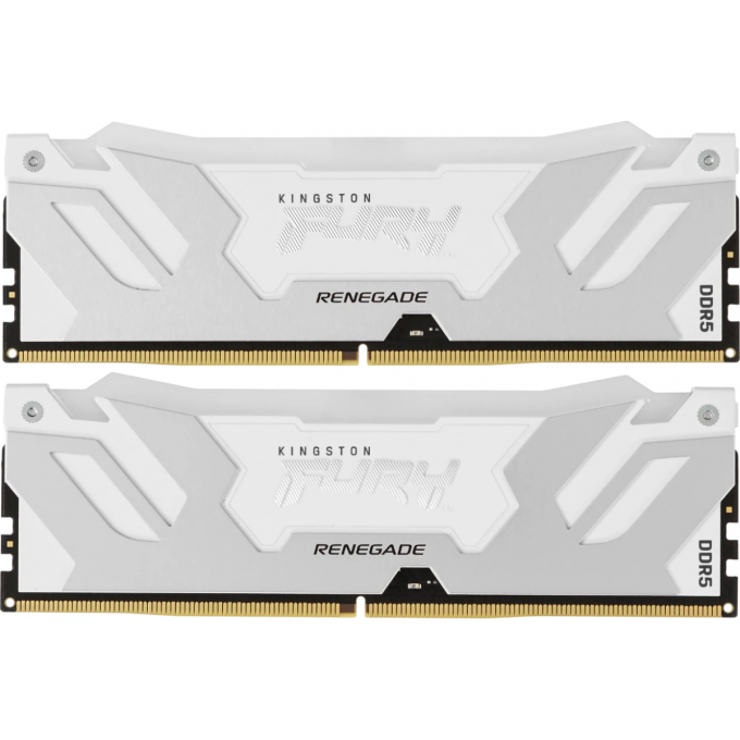 Память оперативная KINGSTON FURY RENEGADE RGB WHITE XMP 32GB 7600MT/s DDR5 CL38 DIMM KF576C38RWAK2-32