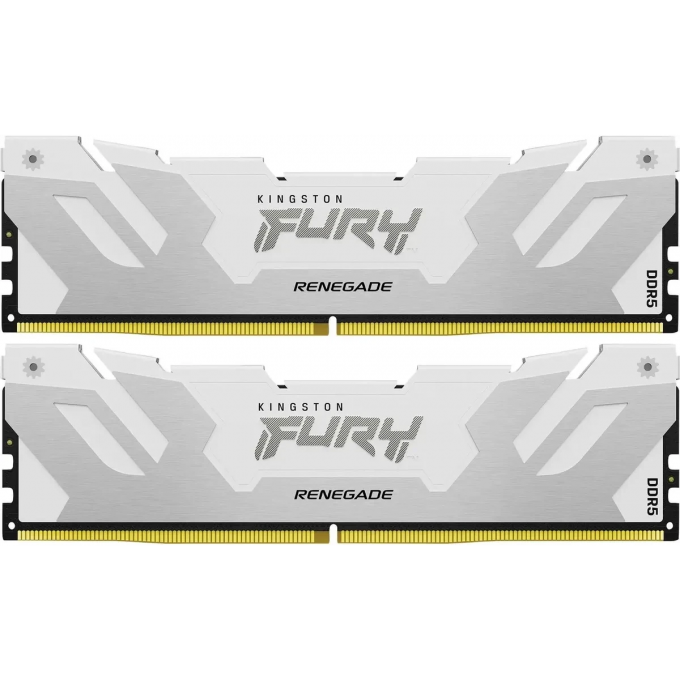 Память оперативная KINGSTON FURY RENEGADE WHITE XMP 32GB 8000MT/s DDR5 CL38 DIMM KF580C38RWK2-32