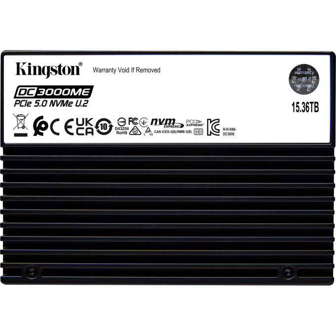 Твердотельный накопитель KINGSTON SSD DC3000ME 15360GB SEDC3000ME/15T3